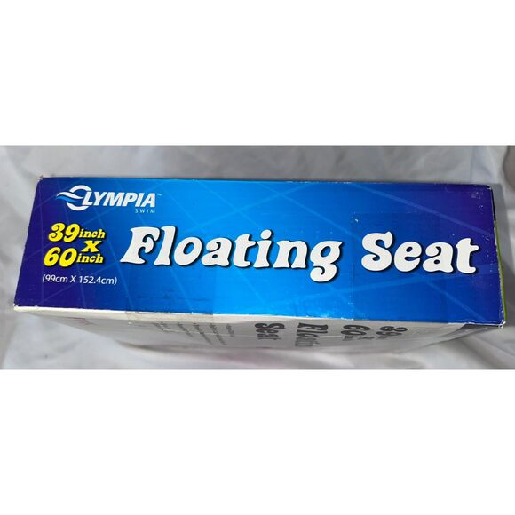 Vintage NOS Vinyl Hot Pink Floating Seat 39X60 Inflatable Pool Float - Picture 2 of 3